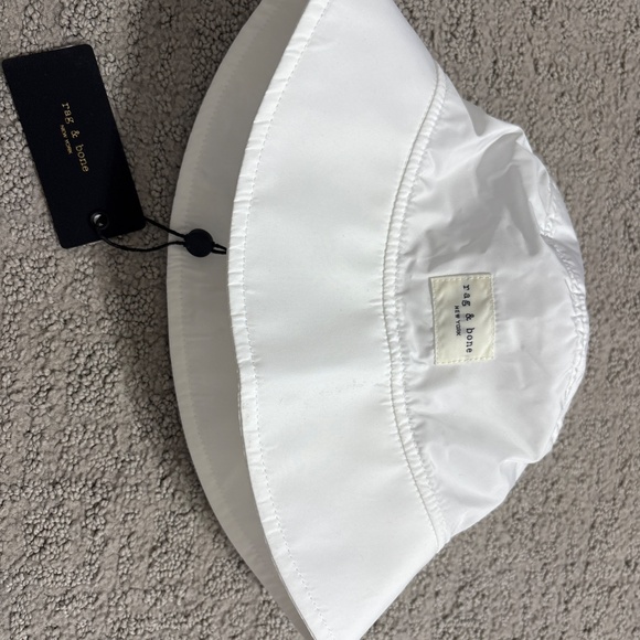 Rag and Bone bucket hat , white , S/M, new